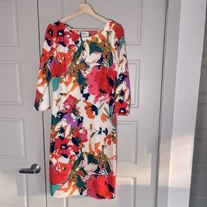 Beige by Eci Floral Event Dress size 10